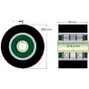 Roller no. 197 – steel and rubber carrier roller Ø90 mm | made by KiJ