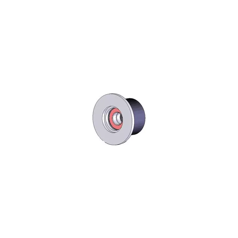 Roller no. 57 – steel and rubber support roller Ø75 mm for Grimme machines | OEM Grimme 088.00337, 001.00340 | made by KiJ