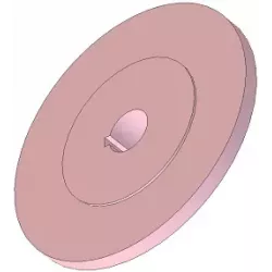 Roller no. 208 – cast iron guide roller Ø210 mm for Grimme machines | OEM Grimme 006.00571, 100.32222 | made by KiJ