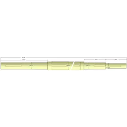 Roller no. 258 – steel drive shaft Ø50 mm for Grimme machines | OEM Grimme 037.02003 | made by KiJ
