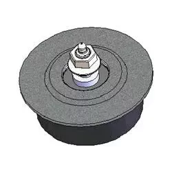 Roller no. 7 – steel and rubber support roller Ø120 mm for Grimme machines | OEM Grimme 200.11805 | made by KiJ