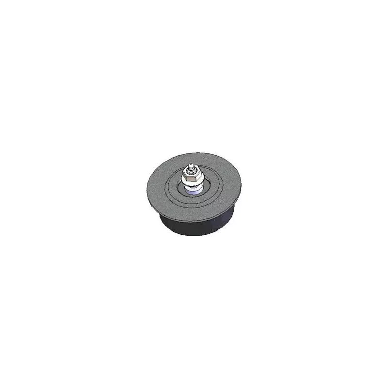Roller no. 7 – steel and rubber support roller Ø120 mm for Grimme machines | OEM Grimme 200.11805 | made by KiJ