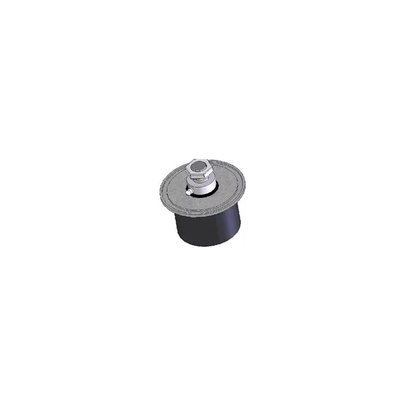 Roller no. 8 – steel and rubber return roller Ø100 mm for Grimme machines | OEM Grimme 200.16029, 088.00325, 088.00324 | made by KiJ