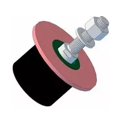 Roller no. 11c – steel and rubber roller Ø78 mm | made by KiJ