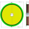 Roller no. 191 – steel and rubber guide roller Ø500 mm for Holmer machines | OEM Holmer 1130015443 | made by KiJ