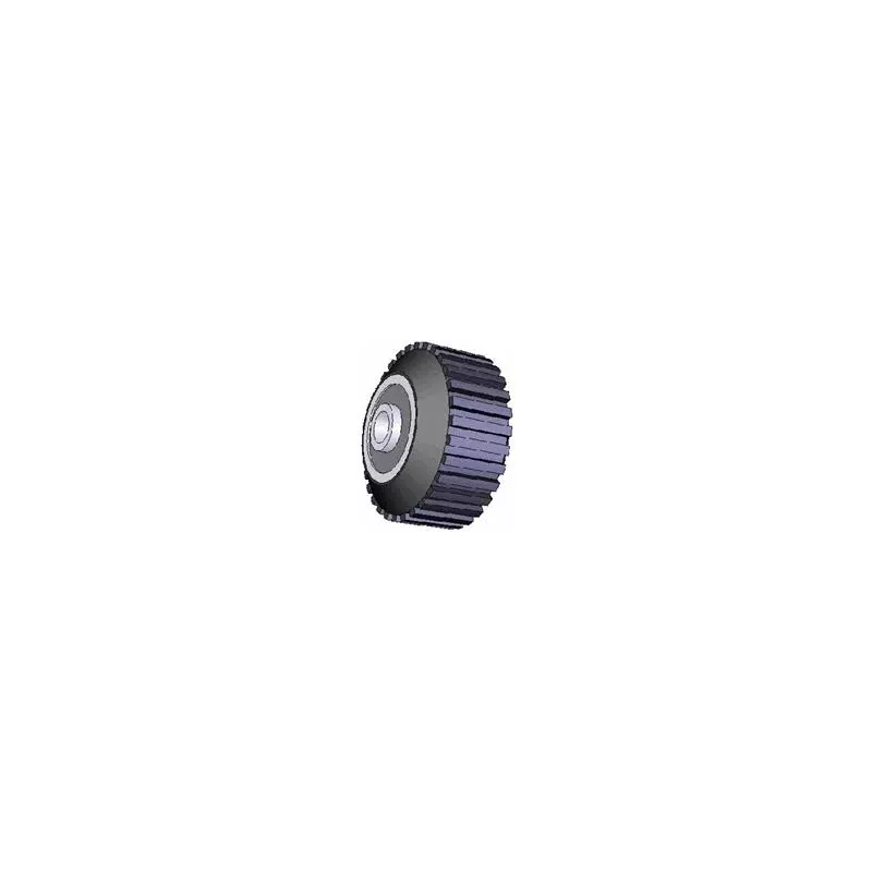 Roller no. 26 – steel and rubber support roller Ø95 mm for ROPA machines | OEM ROPA 252079 | made by KiJ