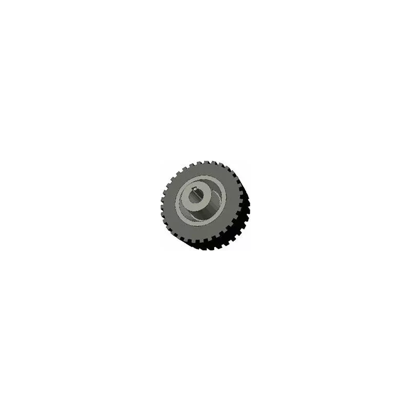 Roller no. 35 – cast iron and rubber roller Ø145 mm for Grimme machines | OEM Grimme 300.01927 | made by KiJ