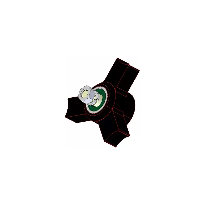 Roller no. 54 – rubber roller for Wuhlmaus machines | OEM Wuhlmaus 000.15.020.00 | made by KiJ