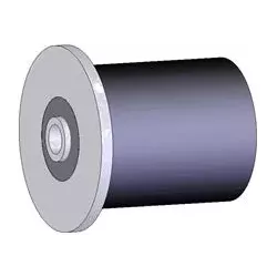 Roller no. 108 – steel and rubber support roller Ø80 mm for Grimme machines | OEM Grimme 200.50894, 200.92919 | made by KiJ