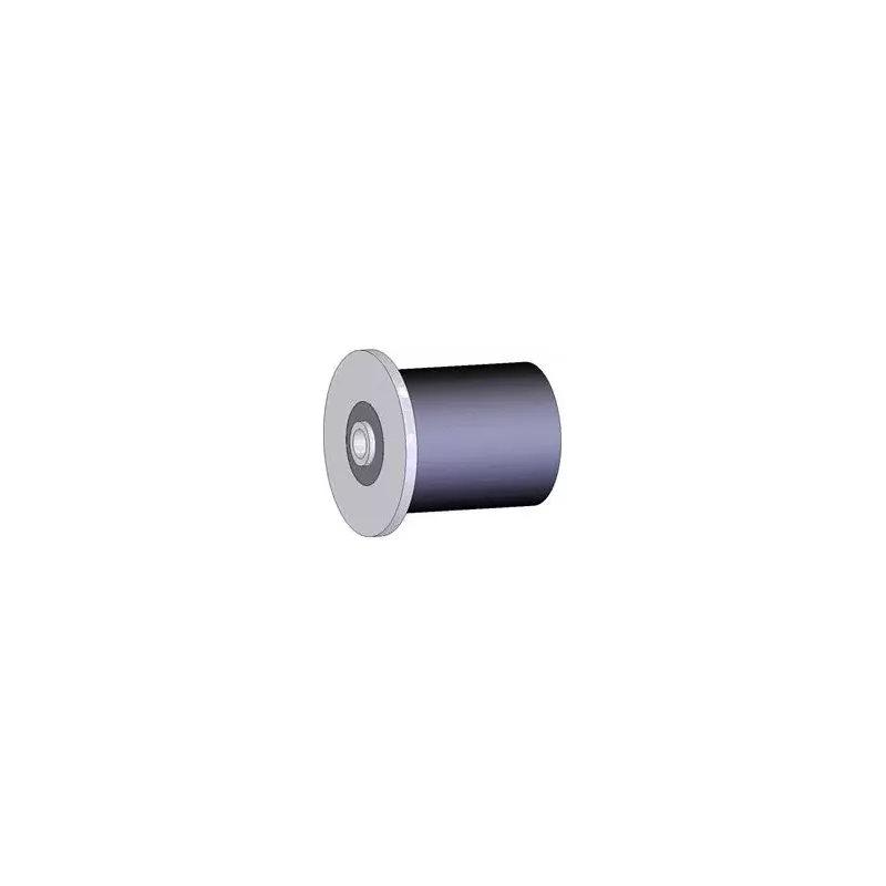 Roller no. 108 – steel and rubber support roller Ø80 mm for Grimme machines | OEM Grimme 200.50894, 200.92919 | made by KiJ