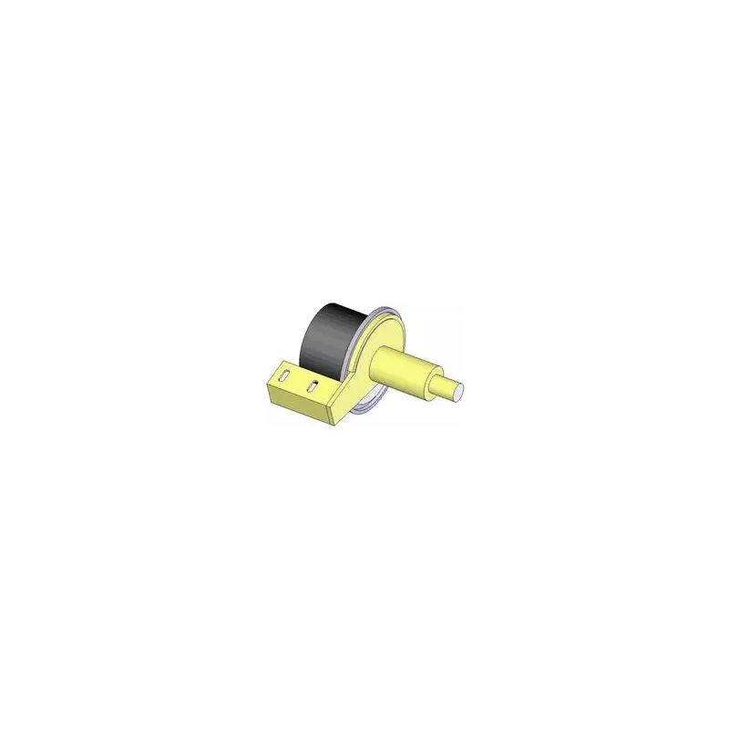 Roller no. 122a – steel and rubber return roller Ø100 mm for Grimme machines | OEM Grimme 200.43274, 076.00759, 100.42712 | made by KiJ