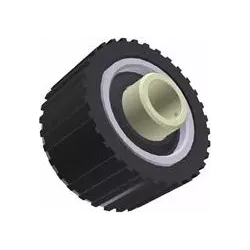 Roller no. 135 – steel and rubber roller Ø120 mm | made by KiJ