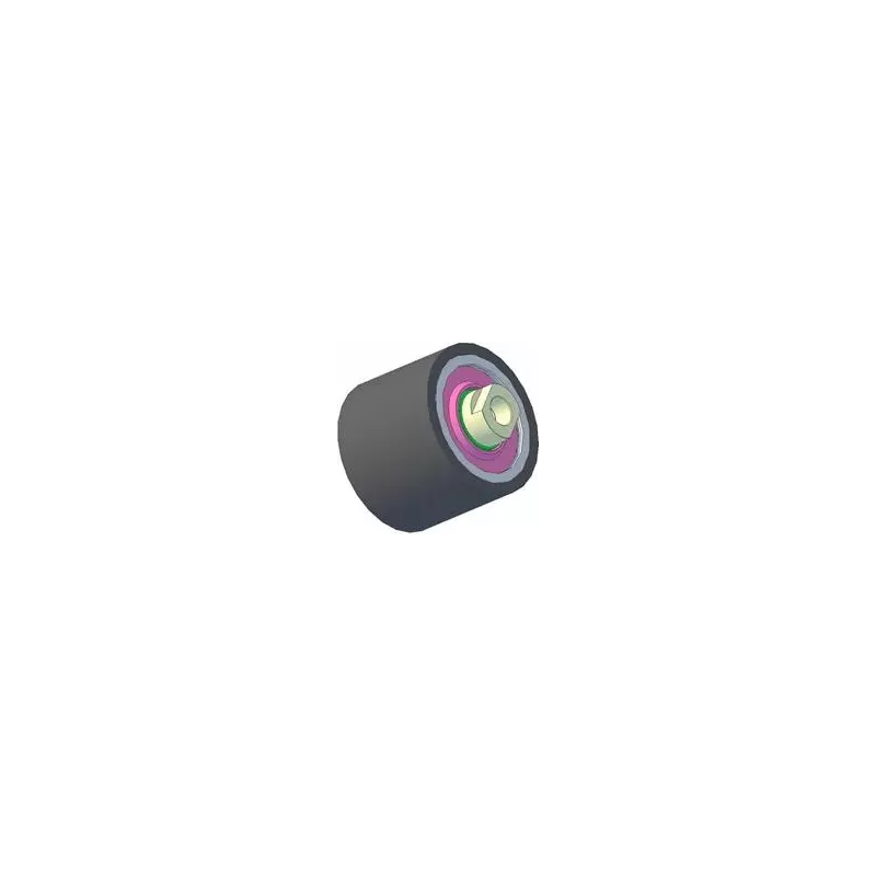 Roller no. 186 – steel and rubber roller Ø110 mm for Holmer machines | OEM Holmer 1131033189, 1203045858 | made by KiJ