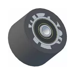 Roller no. 188 – steel and rubber roller Ø95 mm for ROPA machines | OEM ROPA 252096 | made by KiJ