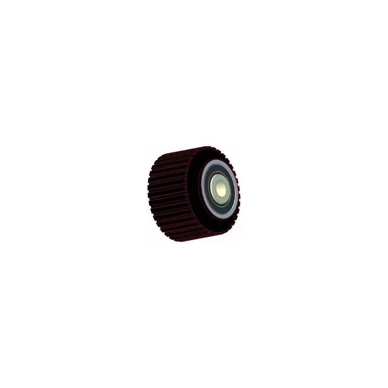 Roller no. 204 – steel and rubber support roller Ø90 mm for ROPA machines | OEM ROPA 252079 | made by KiJ