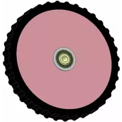 Roller no. 233 – steel and rubber pressure roller Ø340 mm for ROPA machines | OEM ROPA 2520140 | made by KiJ