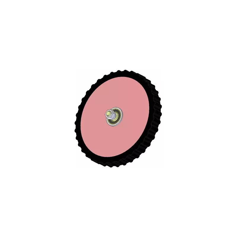 Roller no. 234 – steel and rubber pressure roller Ø340 mm for Wuhlmaus machines | OEM Wuhlmaus 000.03.142.00 | made by KiJ