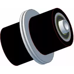 Roller no. 240 – steel and rubber roller Ø75 mm for Grimme machines | OEM Grimme 200.29753 | made by KiJ
