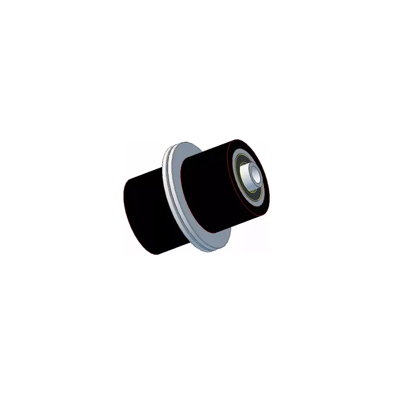 Roller no. 240 – steel and rubber roller Ø75 mm for Grimme machines | OEM Grimme 200.29753 | made by KiJ