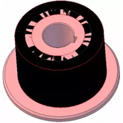 Roller no. 264 – steel and rubber drive roller Ø94 mm for AVR machines | OEM AVR 202.16.40 | made by KiJ