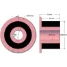 Roller no. 264 – steel and rubber drive roller Ø94 mm for AVR machines | OEM AVR 202.16.40 | made by KiJ