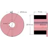 Roller no. 265 – steel and rubber drive roller Ø110 mm for AVR machines | OEM AVR 202.16.90 | made by KiJ
