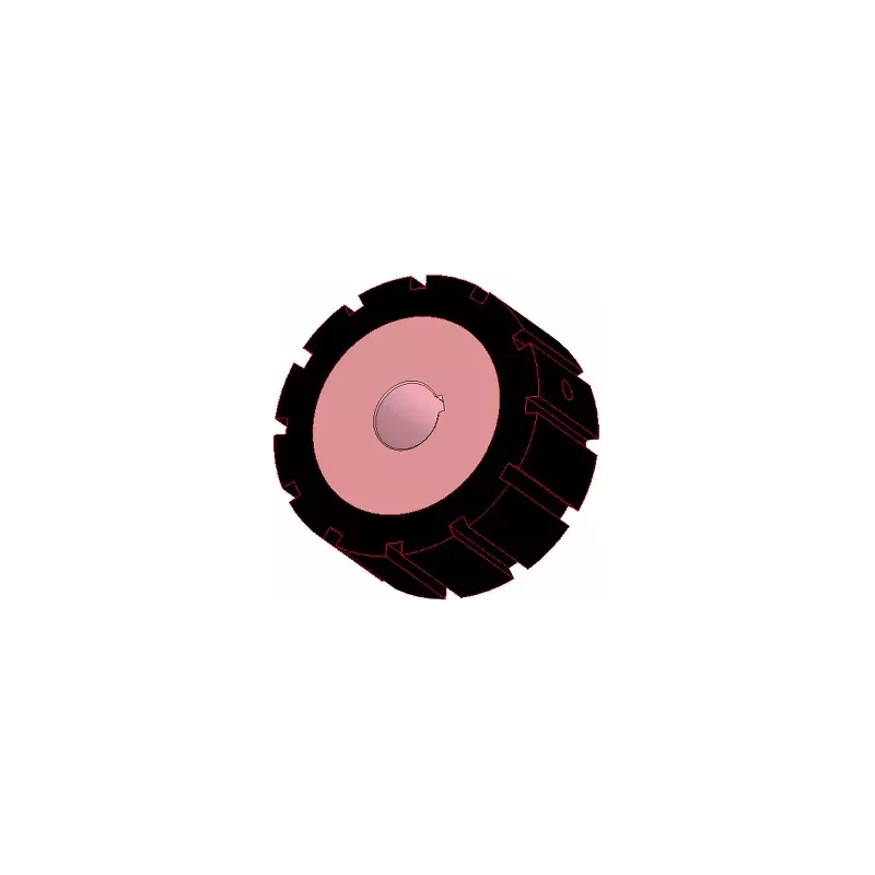 Roller no. 266 – steel and rubber drive roller Ø170 mm for AVR machines | OEM AVR 742.20.80 | made by KiJ