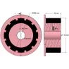 Roller no. 267 – steel and rubber drive roller Ø170 mm for AVR machines | OEM AVR 742.20.70 | made by KiJ