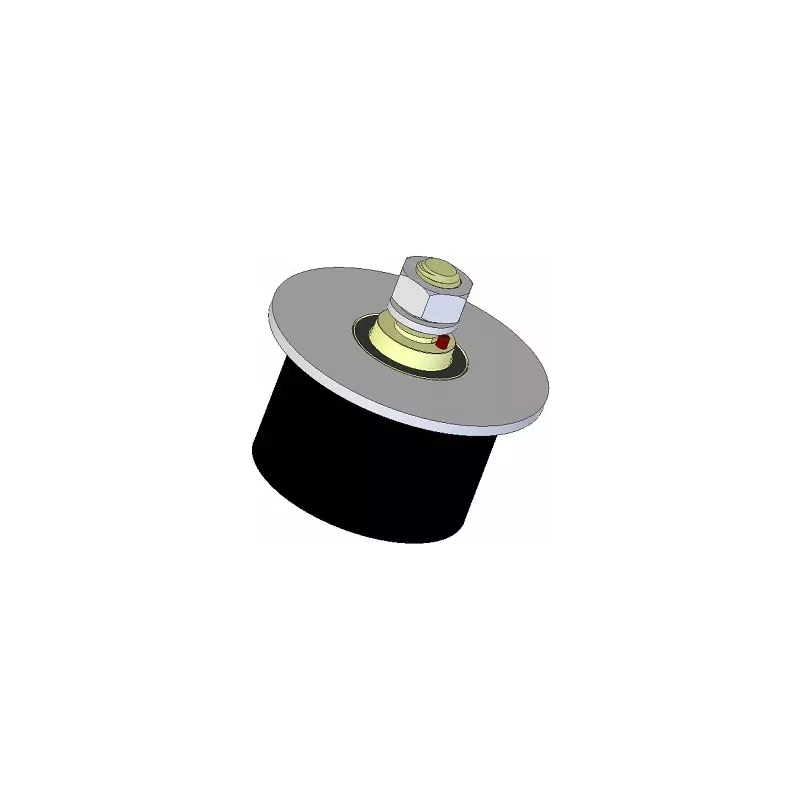 Roller no. 269 – steel and rubber support roller Ø95 mm for AVR machines | OEM AVR 02.16.20 | made by KiJ