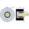 Roller no. 269 – steel and rubber support roller Ø95 mm for AVR machines | OEM AVR 02.16.20 | made by KiJ