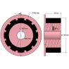 Roller no. 272 – steel and rubber drive roller Ø170 mm for AVR machines | OEM AVR 742.20.75 | made by KiJ
