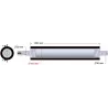 Roller no. 282 – steel and rubber scraper roller Ø100 mm for AVR machines | OEM AVR 282.16.20 | made by KiJ
