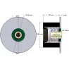 Roller no. 297 – steel and rubber support roller Ø90 mm for Holaras machines | made by KiJ