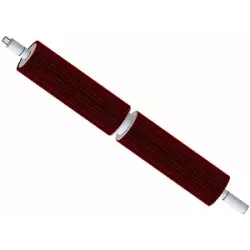 Roller no. 299 – steel and rubber drive shaft Ø122 mm | OEM 184.221.00 | made by KiJ