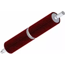 Roller no. 301 – steel and rubber drive shaft Ø122 mm | OEM 187.235.00 | made by KiJ