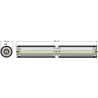 Roller no. 304 – steel and rubber roller Ø122 mm | OEM 184.223.00 | made by KiJ