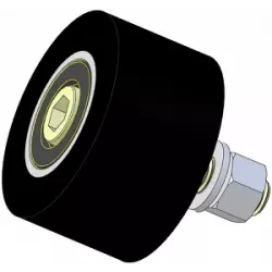 Roller no. 311a – steel and rubber support roller Ø90 mm for Guaresi machines | made by KiJ
