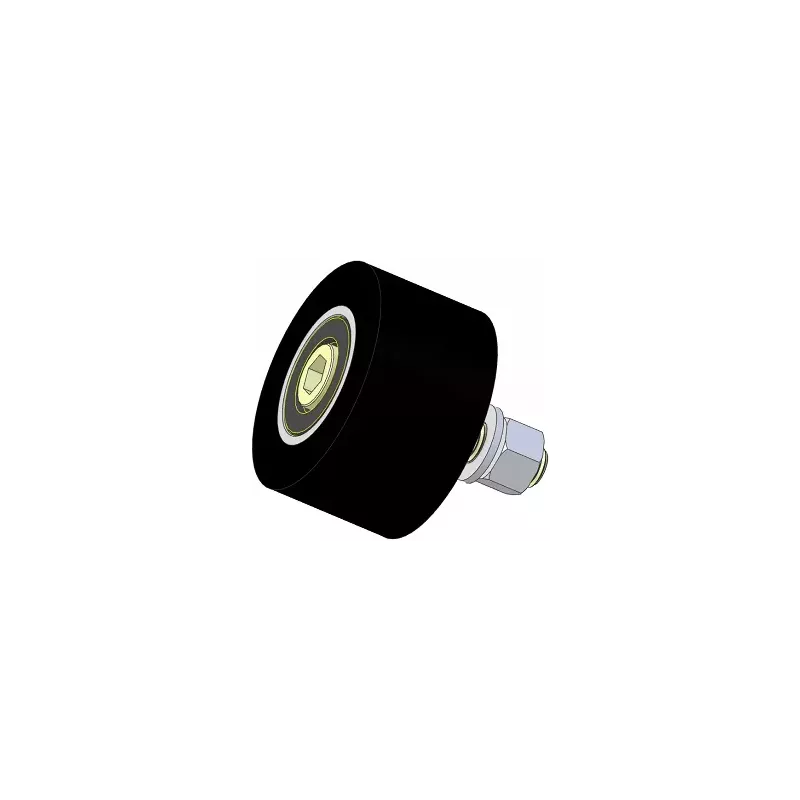 Roller no. 311a – steel and rubber support roller Ø90 mm for Guaresi machines | made by KiJ