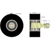 Roller no. 312 – steel and rubber support roller Ø110 mm for Guaresi machines | OEM Guaresi P7300572000 | made by KiJ