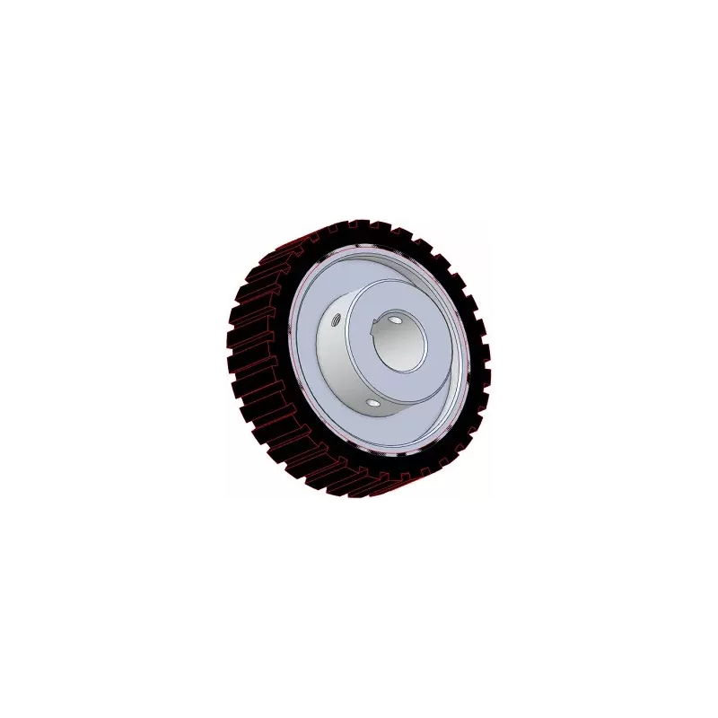 Roller no. 333 – roller Ø220 mm for Wuhlmaus machines | made by KiJ