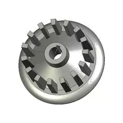 Roller no. 50 – cast iron drive roller Ø180 mm, pitch 40 mm | made by KiJ