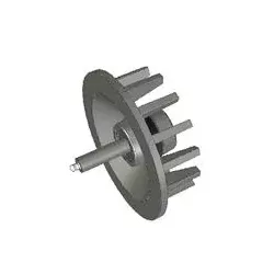 Roller no. 56 – cast iron return roller Ø120 mm, pitch 40 mm, for Stoll machines | OEM Stoll 1507970, 1507980 | made by KiJ