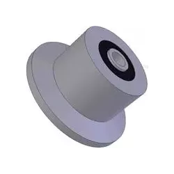Roller no. 59 – steel return roller Ø80 mm for Reekie machines | OEM Reekie RSS1138 | made by KiJ
