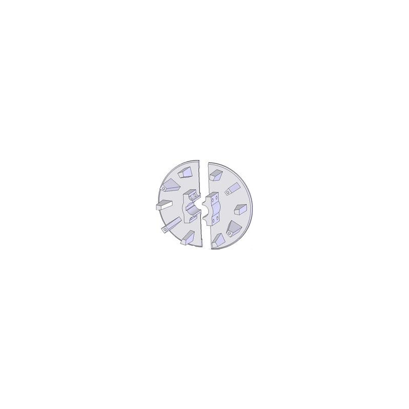 Roller no. 60 – cast iron drive roller Ø238 mm, pitch 40/80 mm | OEM 000.00345 | made by KiJ