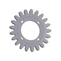 Roller no. 73 – cast iron drive roller Ø295 mm, pitch 40 mm, for Grimme machines | OEM Grimme 200.06504, 006.00294 | made by KiJ