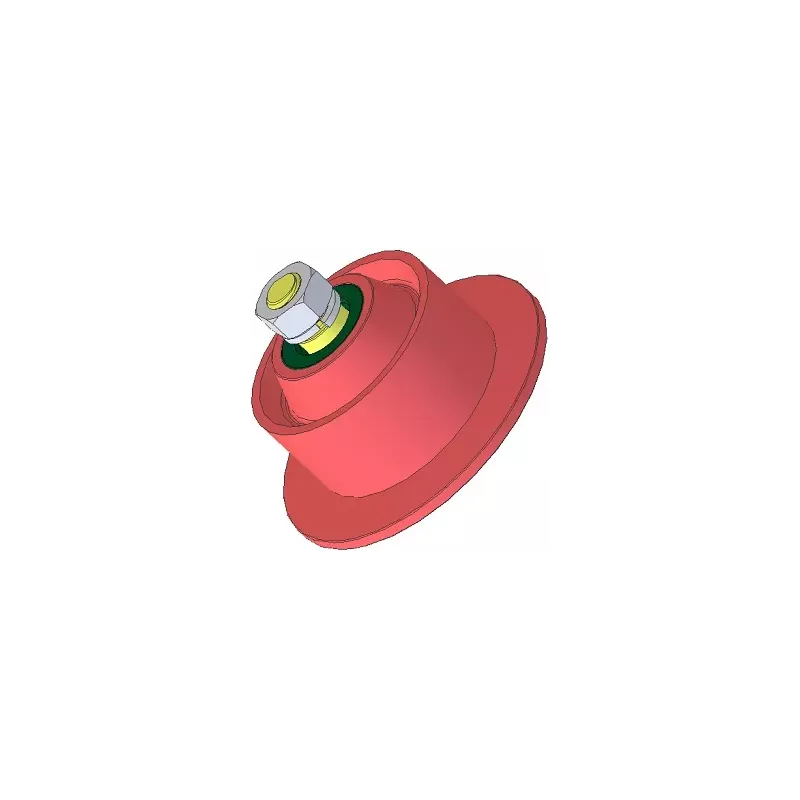 Roller no. 82 – return roller Ø100 mm for Anna Z644 potato harvester | OEM Anna 5644-21-025, 5644-60-022 | made by KiJ