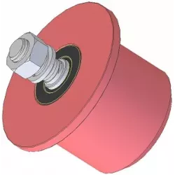 Roller no. 86 – steel return roller Ø90 mm for Anna Z644 potato harvester | OEM Anna 564421015 | made by KiJ