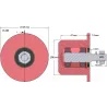 Roller no. 86 – steel return roller Ø90 mm for Anna Z644 potato harvester | OEM Anna 564421015 | made by KiJ