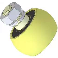 Roller no. 90 – cast iron roller Ø72 mm for Wuhlmaus machines | OEM Wuhlmaus 5644-33-002, 000.03.005.00 | made by KiJ