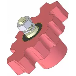 Roller no. 91 – cast iron agitator roller for Anna Z644 potato harvester | OEM Anna 564438003 | made by KiJ